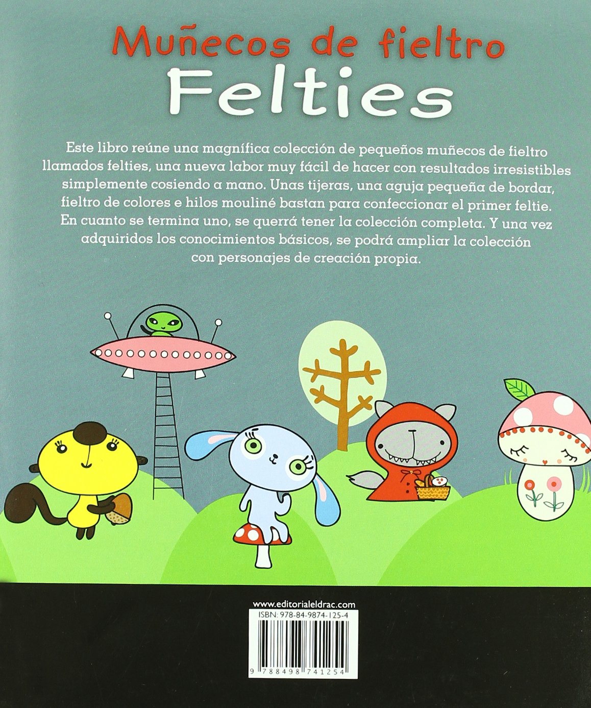 Muñecos de Fieltro o  Felties, libro con 50 proyectos y patrones
